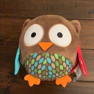 Skip Hop Treetop Friends plush owl chime ball toy